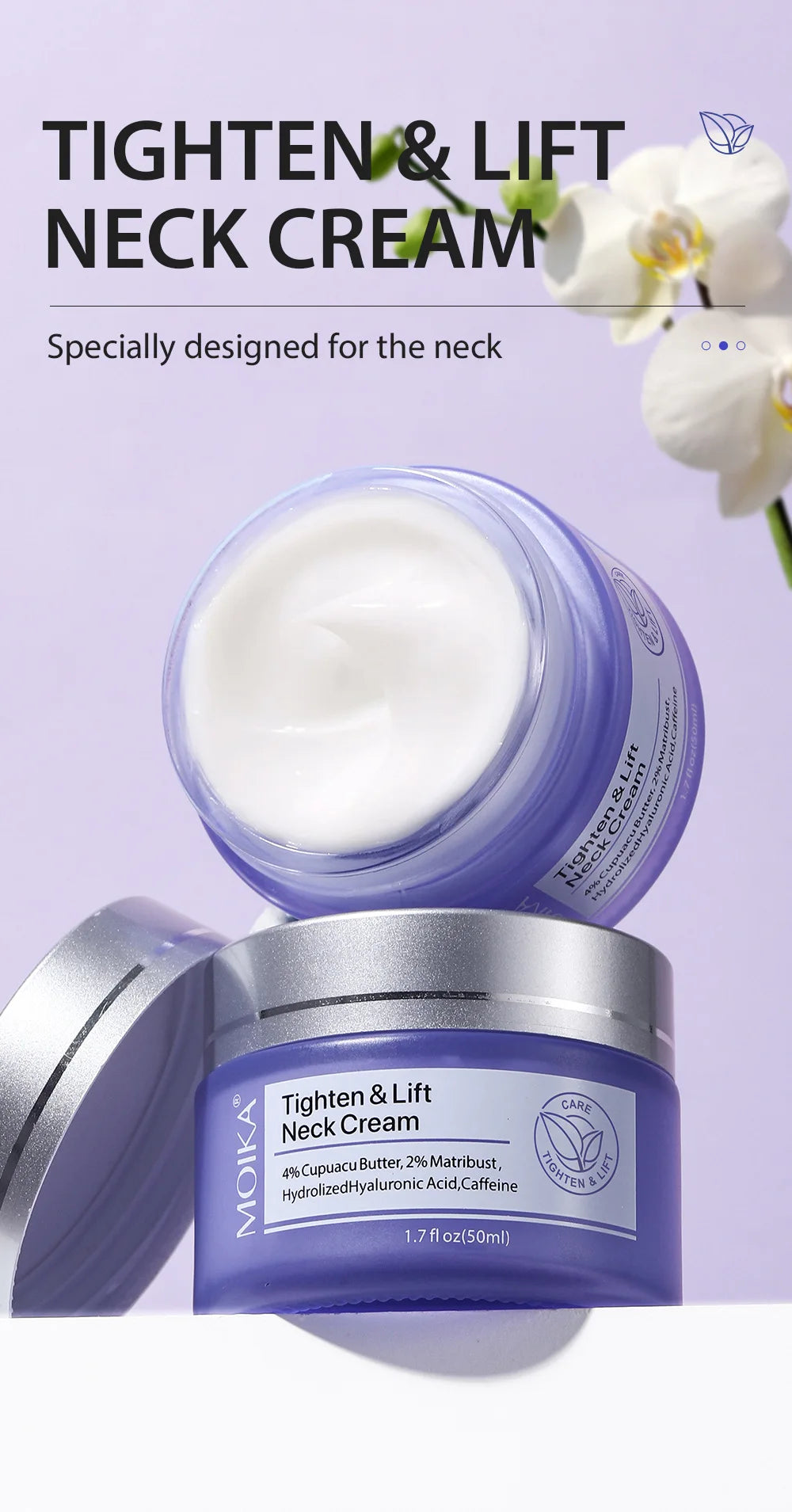 Lifting & Firming Neck Cream – Anti-Aging, Brightening & Deep Moisturizing