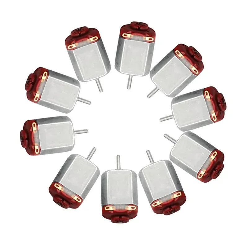 3/6/10PC General 130 DC Motor Micro DC3-6V 5000-10000RPM Engine for Miniature Electric Motor Four-wheel Motor Small DIY Toys