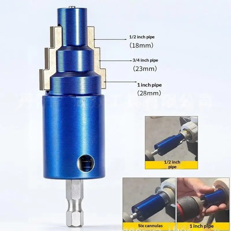 Universal 4/6 Points 1 Inch Broken Pipe Head Screw Extraction Set with Connecting Rod Faucet Angle Valve Wire Extractor Tool