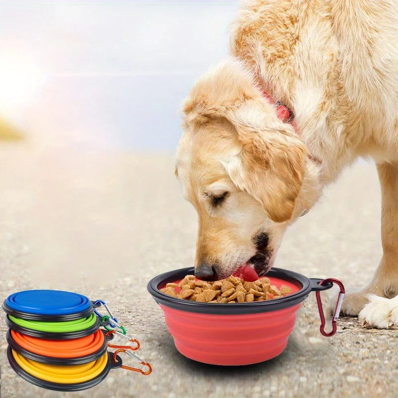 Collapsible Silicone Dog Bowl - Portable Travel Water Bowl – photo 2