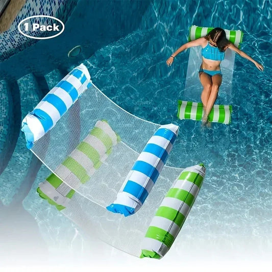 Inflatable Pool Float Hammock for Adults — Poolside Lounging Water Toy