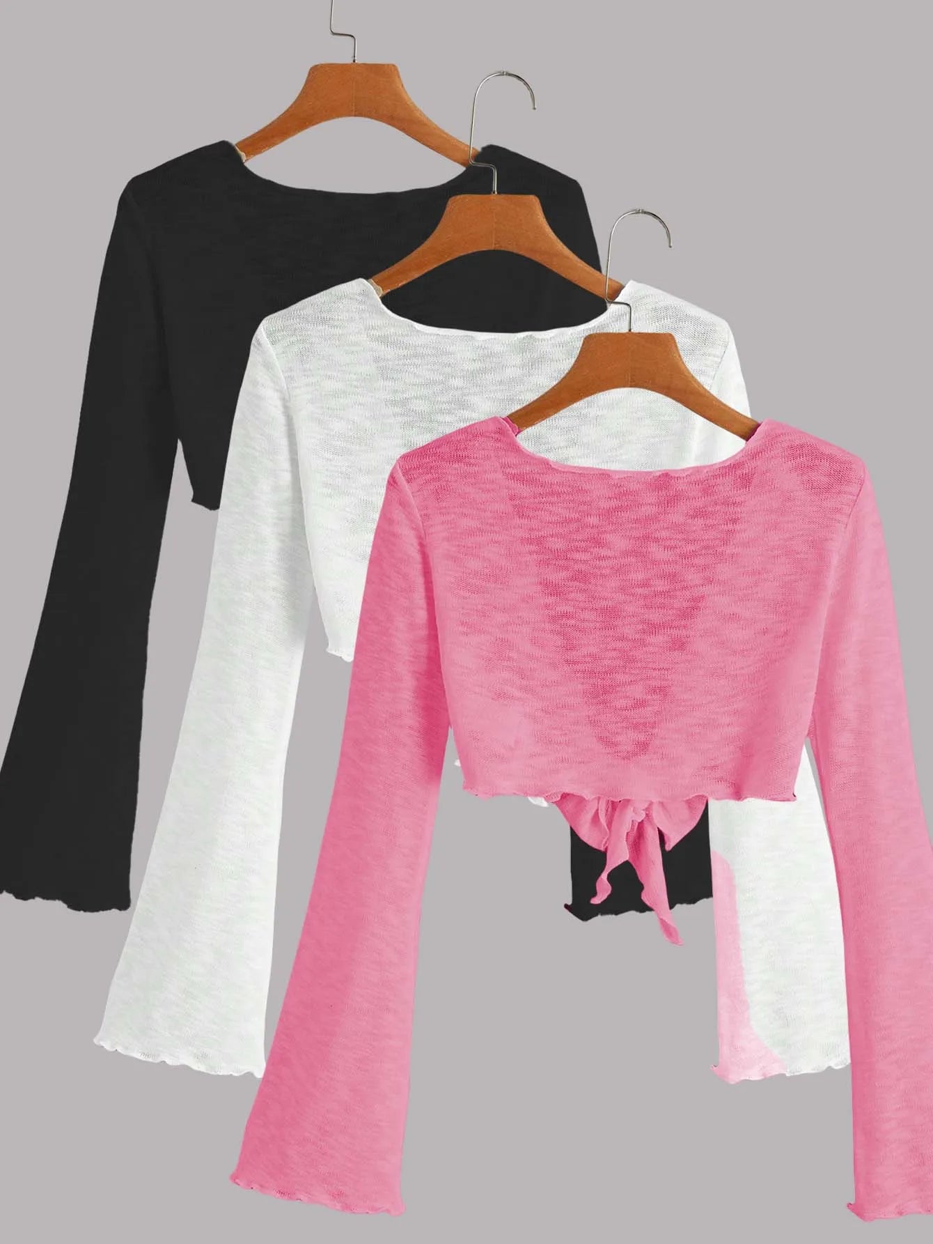 Ladies elegant summer basic lightweight gauze cardigan, fashionable and comfortable, with a light and breathable fabric