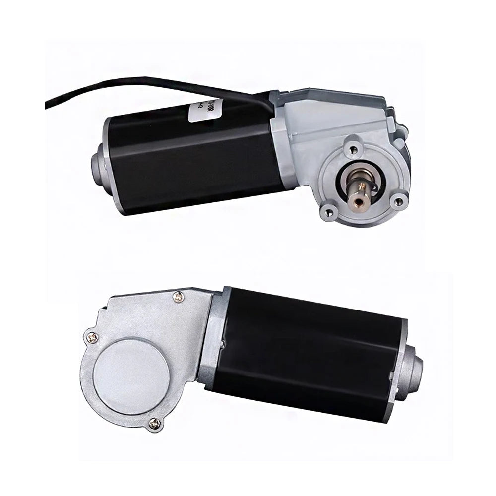 12V DC Worm Gear Reducer Motor Forward and Reverse High Torque Slow Speed Transmission Motor Power Failure Self-locking Motor
