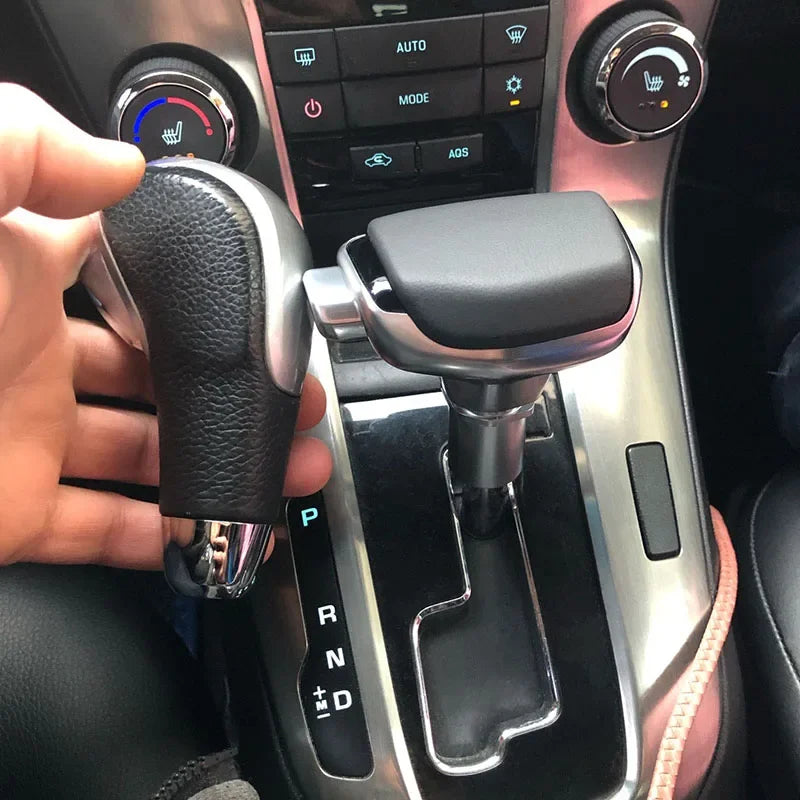For Chevrolet Cruze Kopac Orlando Car Automatic Transmission New Leather Gear Stick Head Shift Gear Rod Shifter Gear Shift Knob
