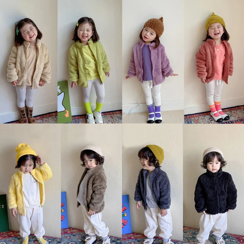 Kids Fleece Jacket - Warm Zip Up Outerwear for Boys & Girls - photo 2