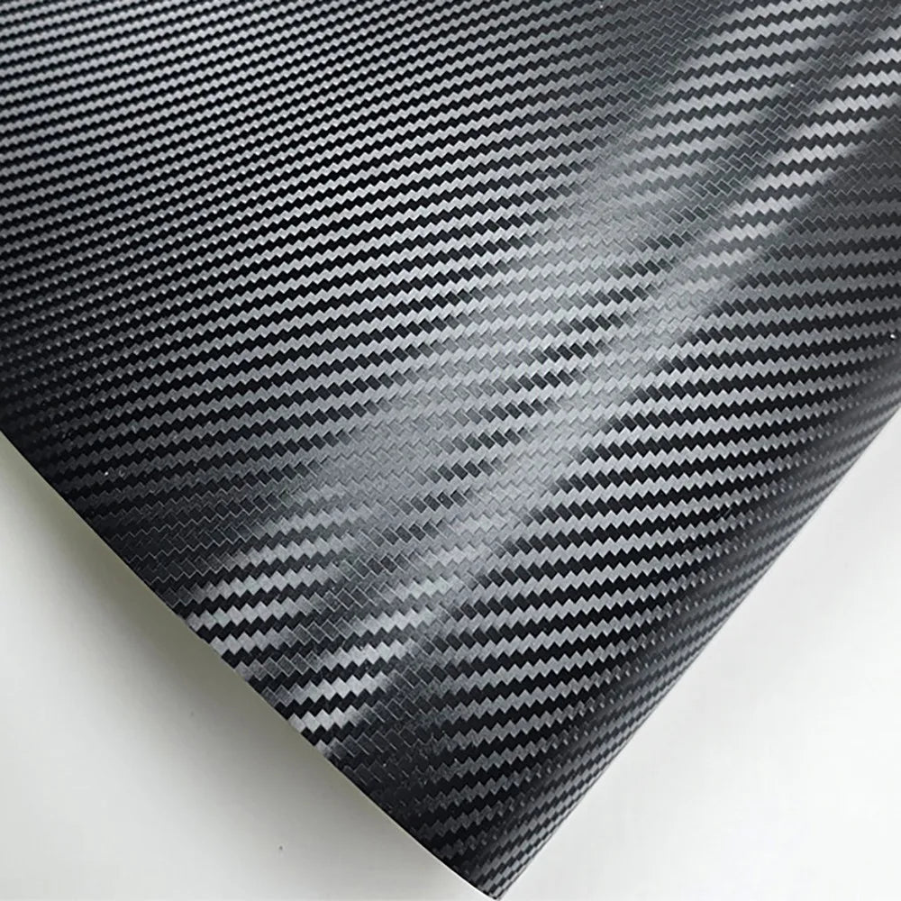 Carbon Fiber Vinyl Wrap Film – 3D/6D Matte & Gloss Forged Carbon Sticker for Car & Motorcycle (50x30cm)