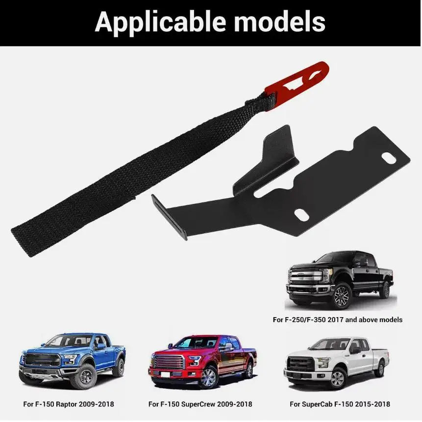 2PCS Car Rear Seat Quick Latch Release Kit Rear Seat Release Band Latch Kit Replacement 2810547 For Ford F150 F250 F350