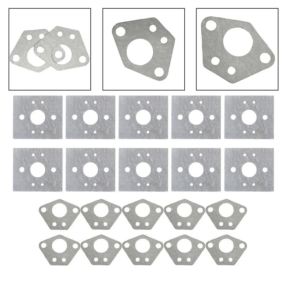 20PCS Carburetor Gasket For CG430 For CG520 For BC430 For BC520 Chainsaw Trimmer Brush Cutting Machine Engine Accessories