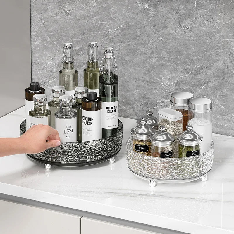 360 Rotating Countertop Organizer Tray - Spice and Makeup Storage - photo 4
