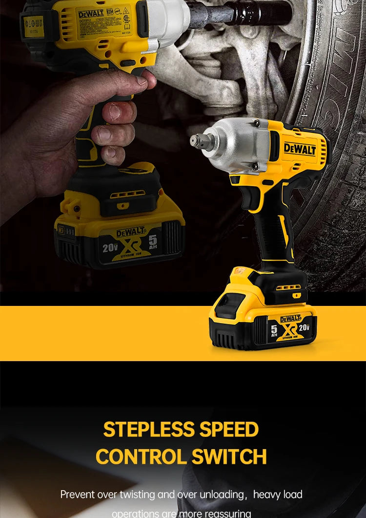 Dewalt DCF892 20V Brushless Impact Wrench – 812N.m High Torque Cordless Electric Tool
