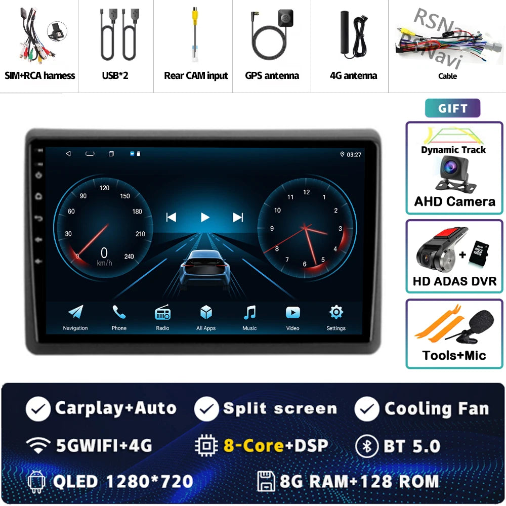 Android Car Stereo for Renault Master (2019–2022) — Wireless CarPlay, Android Auto, GPS, 360° Camera Ready