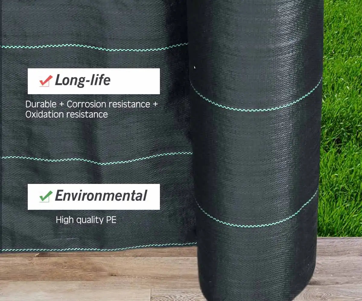 PP Woven Weed Control Fabric for Plant Anti Grass Agricultural Mulch Cloth Greenhouse Weeding Mat Water Permeable Ground Cover