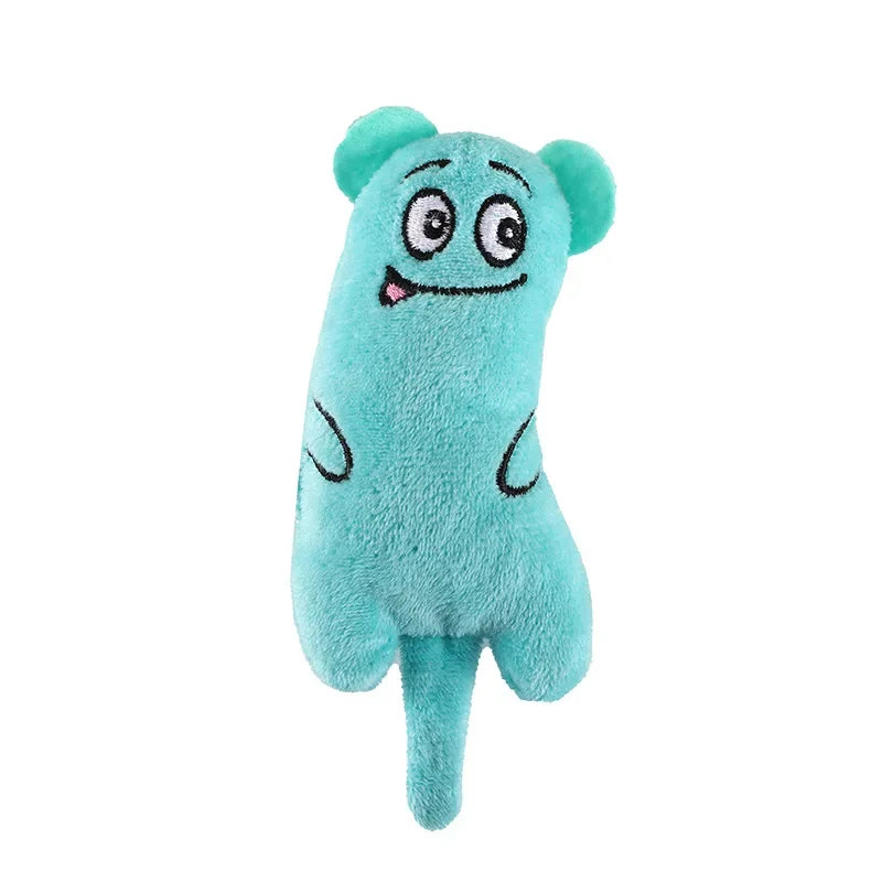 Interactive Plush Catnip Toy - Kitten Chewing Squeaky Toy – photo 3
