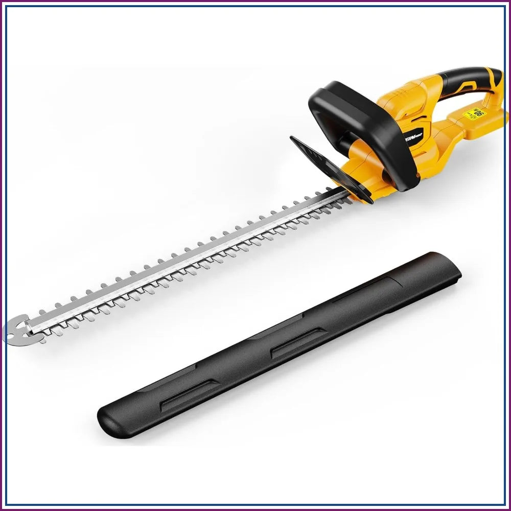 22" Cordless Hedge Trimmer – Compatible with Dewalt 20V MAX Battery (Battery Not Included)