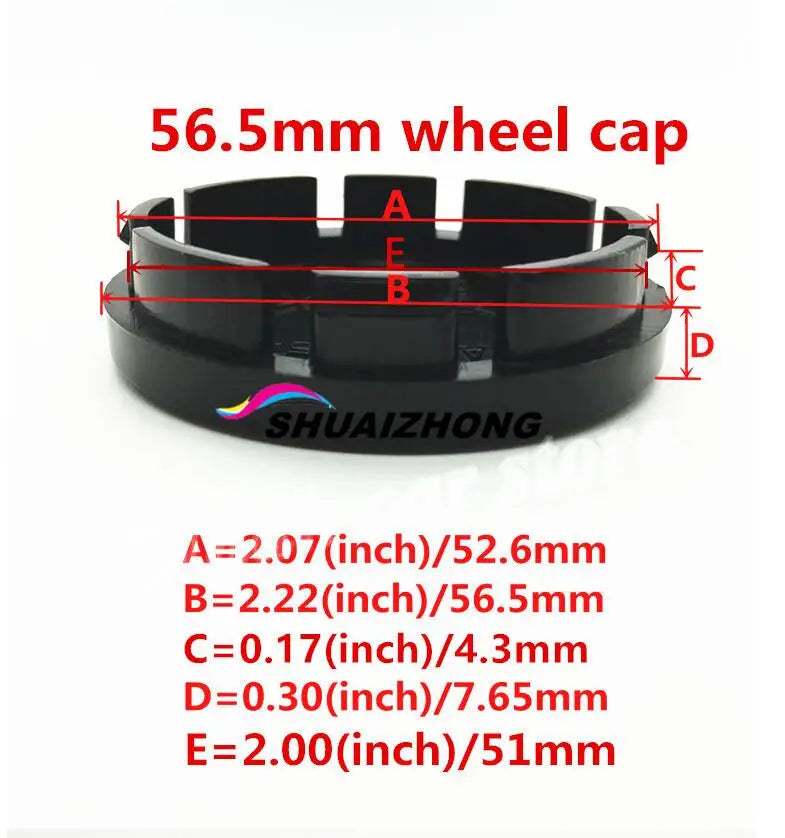 4pcs 3D 56mm 60mm 68mm For Car emblem Wheel hub Center Cap Badge covers sticker Decals Styling accessories