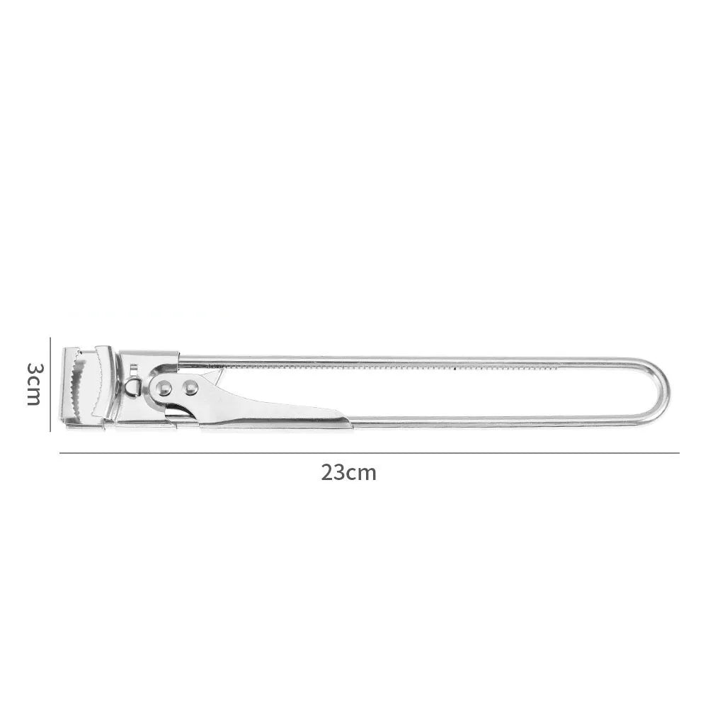 New Adjustable Stainless Steel Can Opener Rotating Non-slip Bottle Opener Twist Multifunctional Manual Can Opener Kitchen Tool
