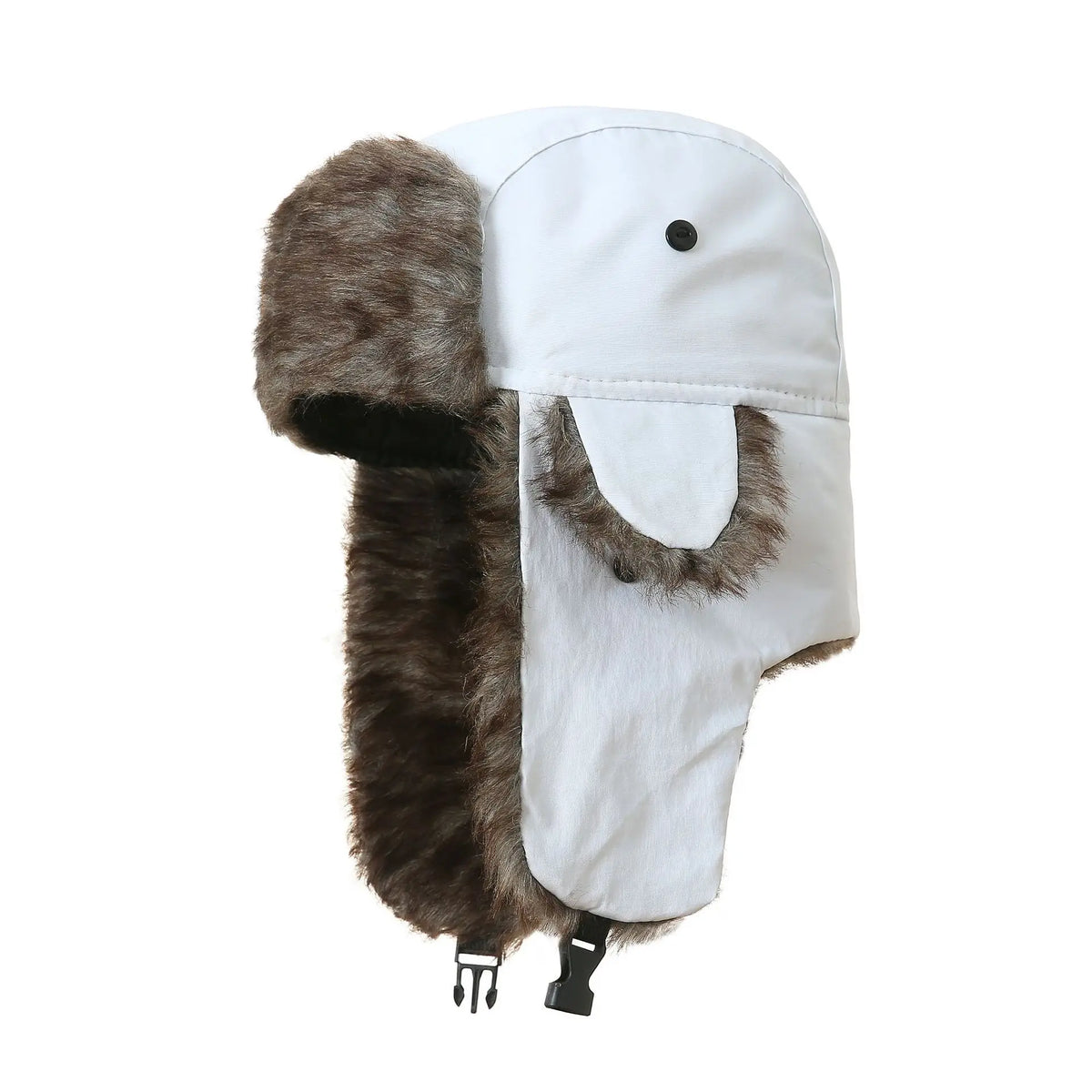 Faux Fur Trapper Hat with Ear Flaps, Ushanka