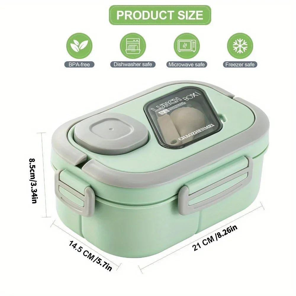 Adult Bento Lunch Box - 40oz 4 Compartment Meal Prep Box - photo 4