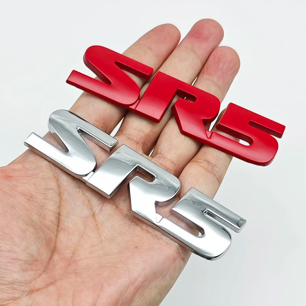 3d Metal Letters Logo SR5 Emblem Car Fender Door Side Badge SR5 Sticker for Toyota Tundra Hilux Tacoma 4runner SR5 Acessories