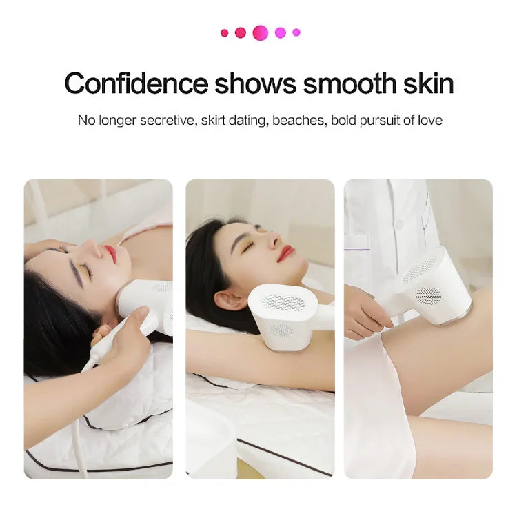 IPL Laser Hair Removal Device  Beauty Salon Grade Home Hair Remover Device with Cooling System, IPL Body Painless Laser Hai