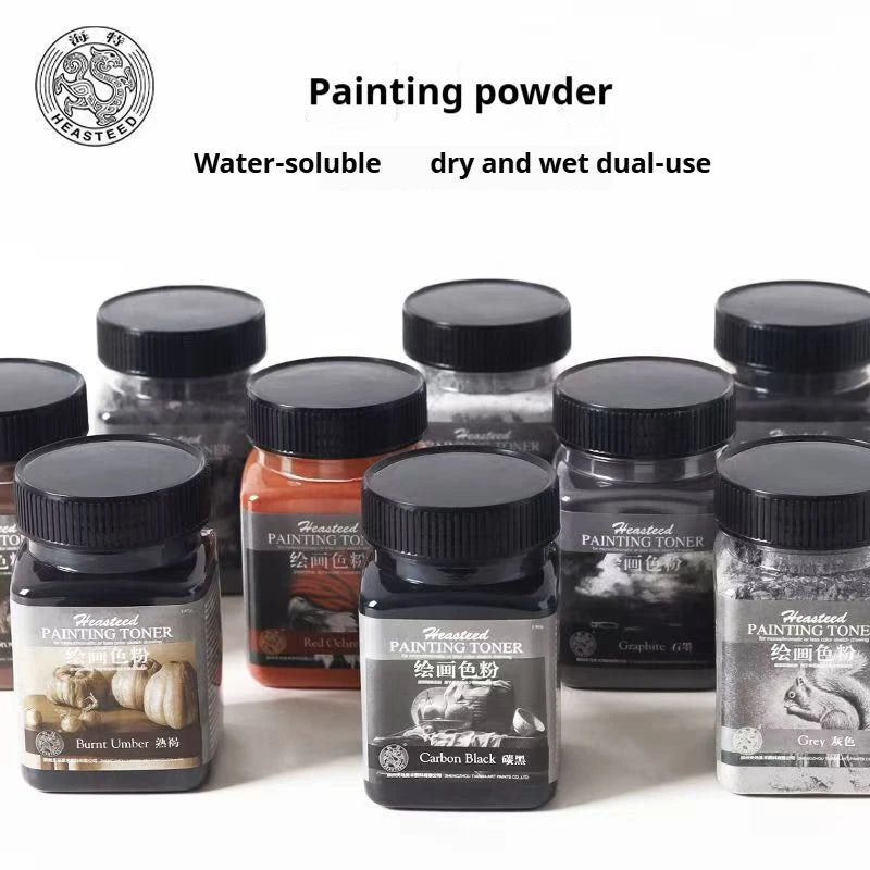 Sketch Toner Dry Wet Sketching Graphite Scribble Charcoal Powder Carbon Powder Blendable Finest Pigment Soft Artists Pastels