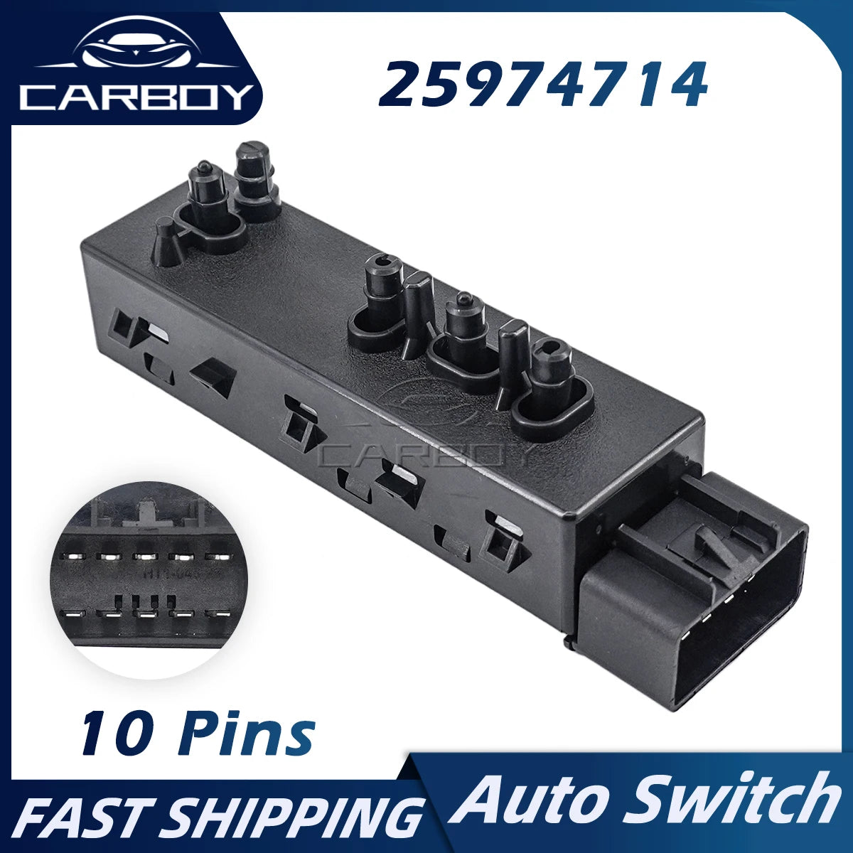 Power Seat Switch, Front Left (25974714/12451497) — Chevrolet Tahoe, Impala, Camaro & GMC Yukon / Cadillac