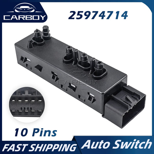 Power Seat Switch, Front Left (25974714/12451497) — Chevrolet Tahoe, Impala, Camaro & GMC Yukon / Cadillac