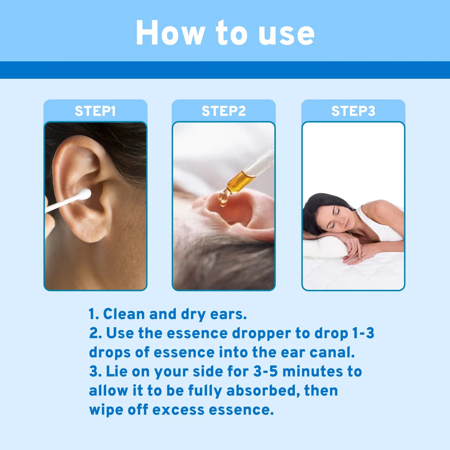 Soothing Herbal Ear Care Drops — Gentle Daily Ear Cleansing Serum