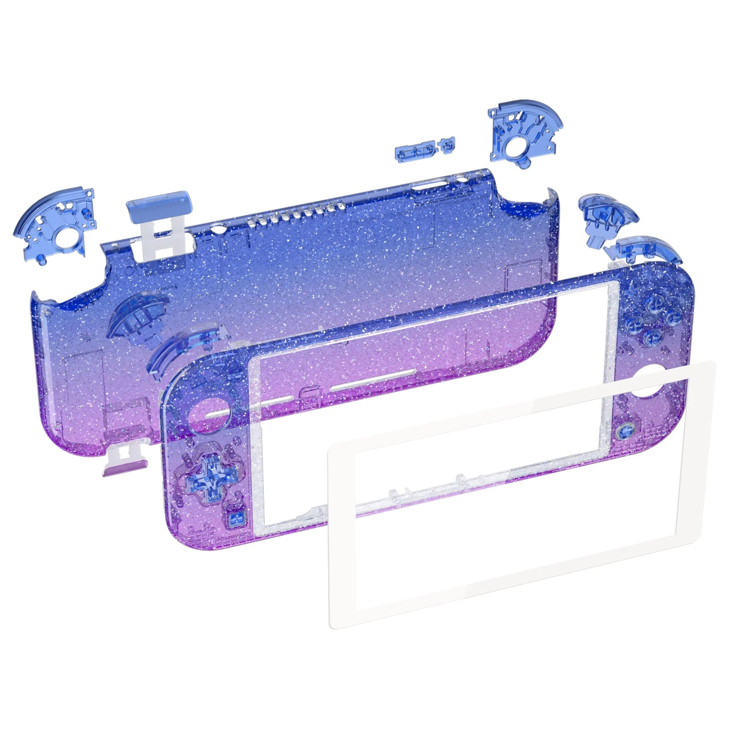 eXtremeRate Replacement Handheld Controller Housing Custom Shell with Screen Protector & ABXY Buttons for Nintendo Switch Lite