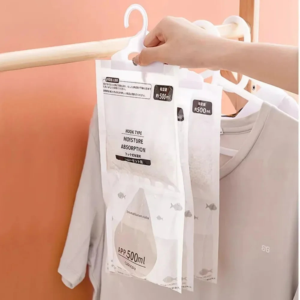 Hanging Dehumidification Bag Water Absorption Moisture-Proof Mildew-Proof Dehumidification Bag Household Desiccant Large Package