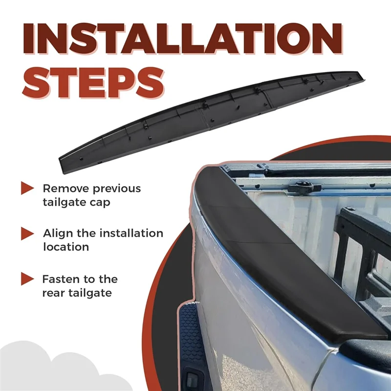 Dodge Ram 1500/2500/3500 Tailgate Spoiler Molding Cover (CH1909100)