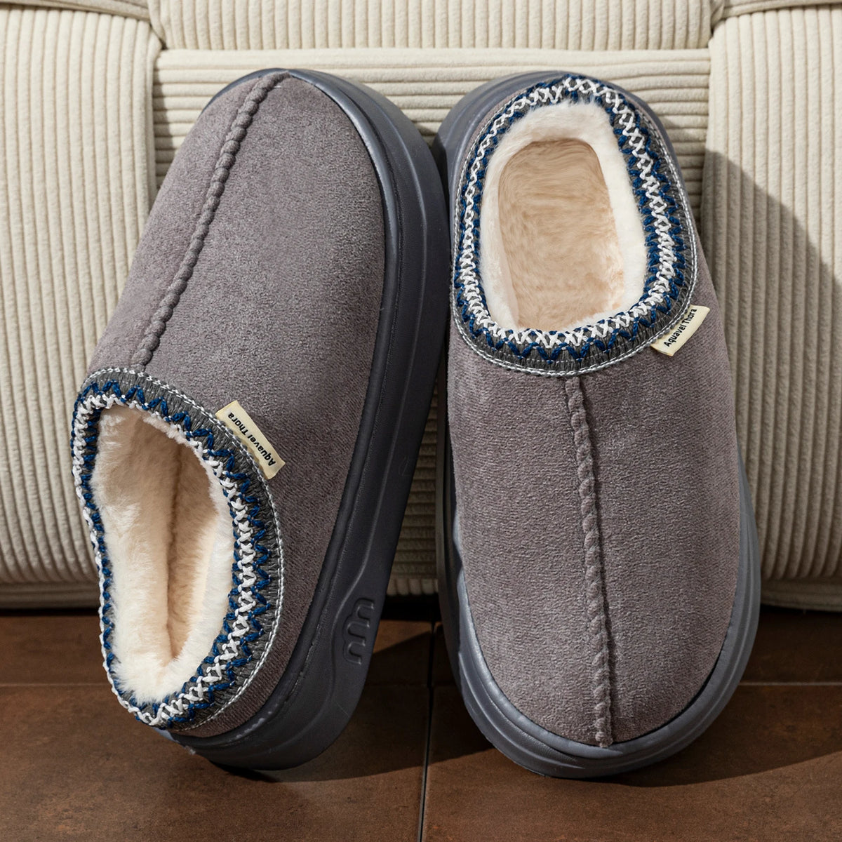 Unisex Fuzzy Slipper Boots - Anti-Slip Plush House Shoes - photo 7