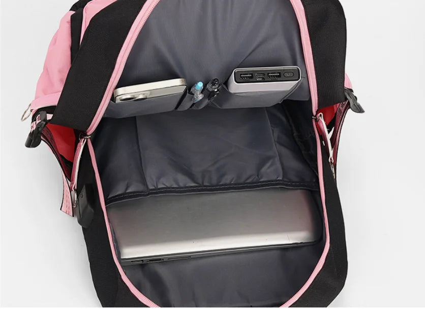 Mochilas Set KPop Demon Hunters Capacity Student SchoolBag For Teenager With Lunch Bags Backpack For Women Boys Girls Daily Use