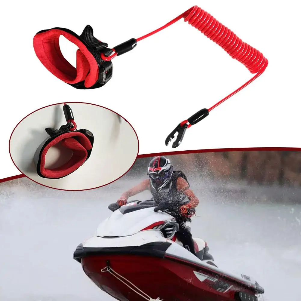 New Boat Safety Lanyard Start Stop Kill Switch Tether Cord For Jet Ski JT900 JT1100 For Most Board Engine Parts Accessories
