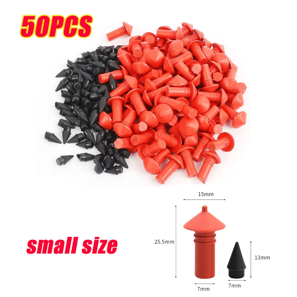 Professional Tire Repair Kit Tubeless Puncture Plug Gun for Car Motorcycle Heavy Duty Mushroom Plugs Emergency Seal Tool