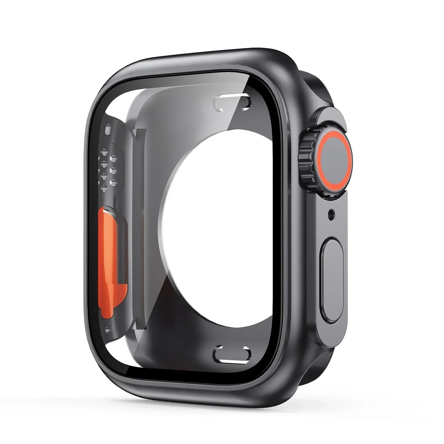 Screen Protector Cover for Apple Watch 46mm 45 44 40 41 42mm Hard PC Front Rear Bumper Case iwatch 10 987 SE 654 Change To Ultra