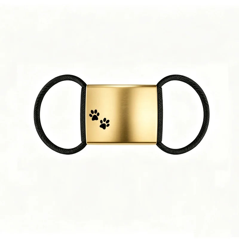 Silent Slide-On Pet ID Tag - Noiseless Engraved Collar Tag