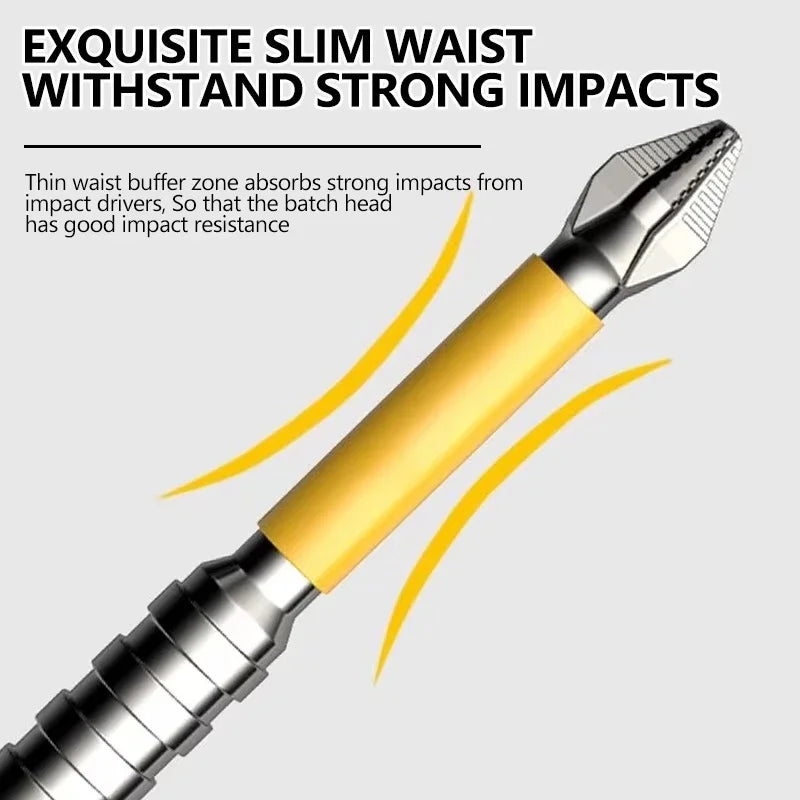 Non-slip PH2 Magnetic Batch Head Cross Screwdriver Hardness Drill Bit Screw Driver Hand Tools 25/50/65/70/90/150mm