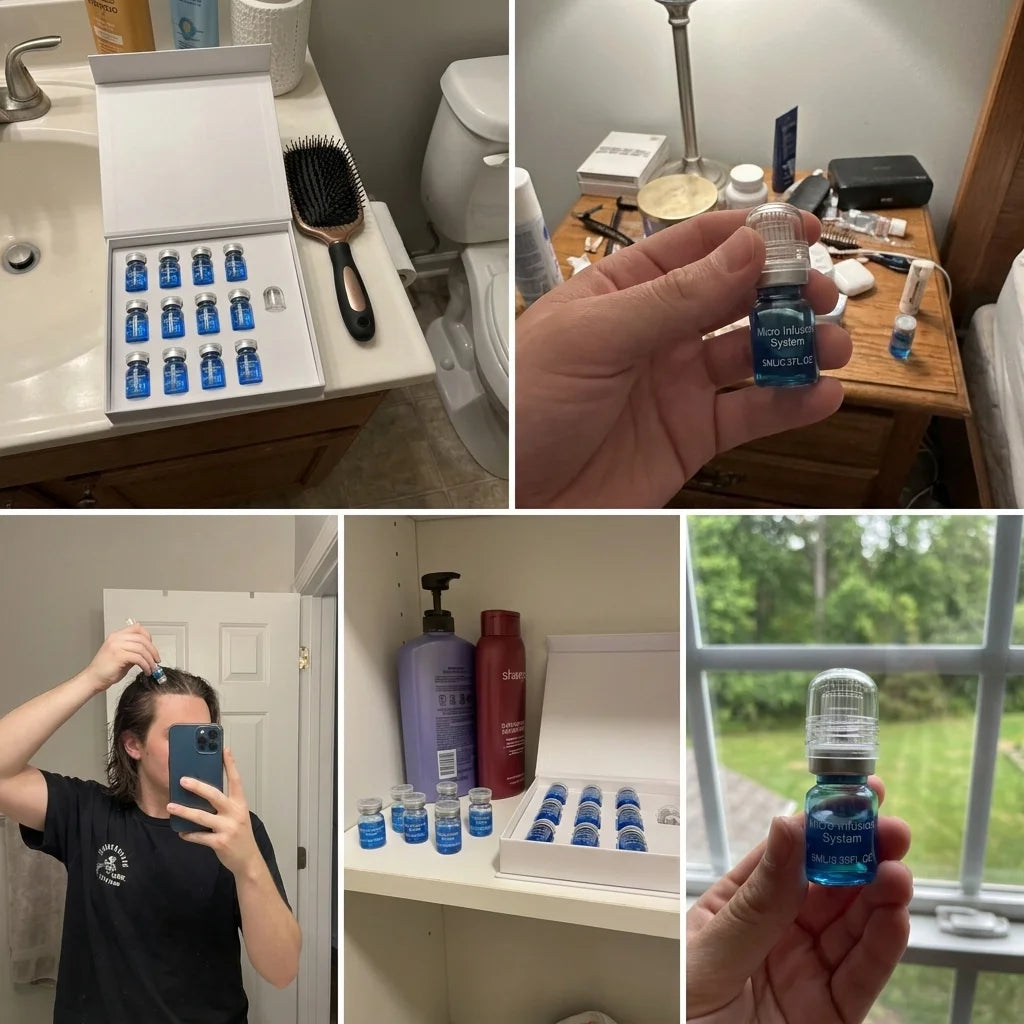 Scalp Care Kit with Derma Roller & Nourishing Serum