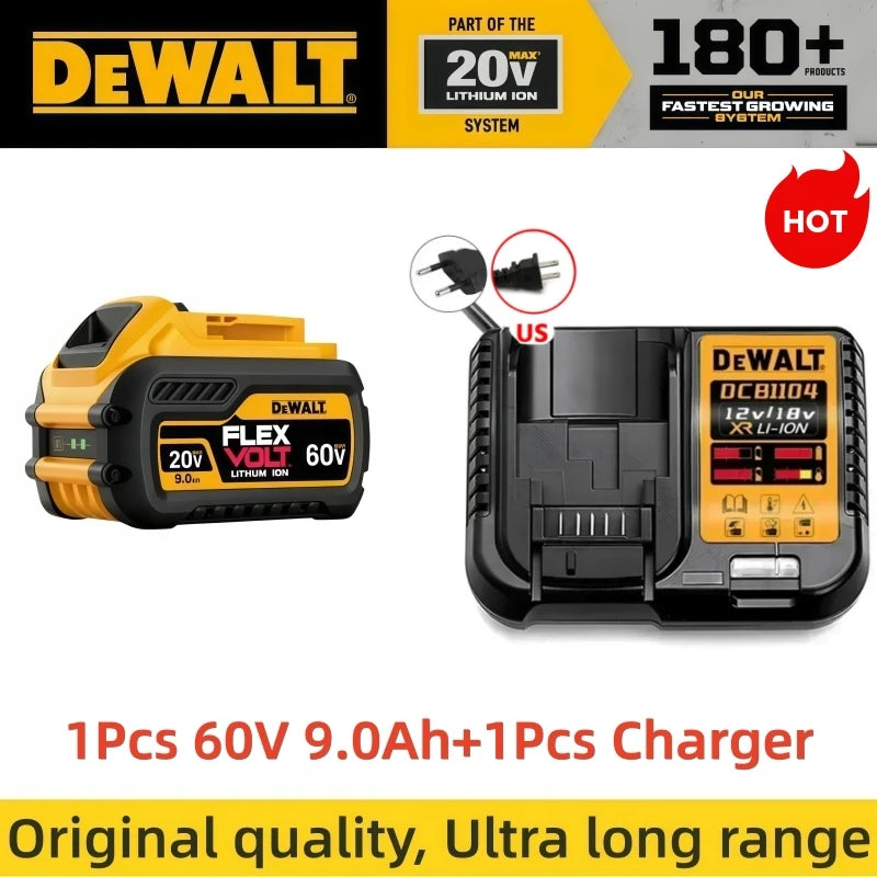 New Dewalt 60V 9.0Ah Battery Compatible with DCB200 DCB204 DCB205 DCF880 DCF885 Impact Drivers.