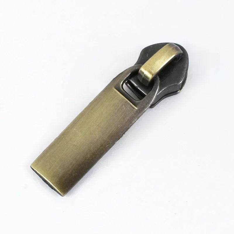 Meetee 10/20/50Pcs 3# 5# Zipper Sliders for Nylon Zips Tape Bag Garment Jacket Zip Puller Head Repair Kit DIY Sewing Accessories