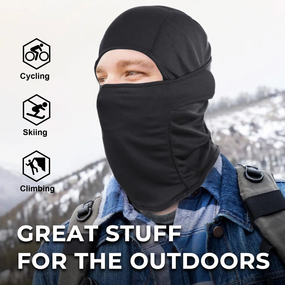 Full Face Balaclava Ski Mask, Unisex