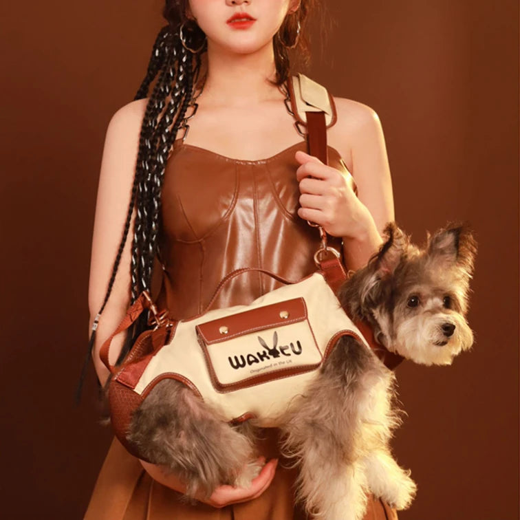 Cartoon Pet Carrier Backpack - Portable Travel Bag for Dogs & Cats