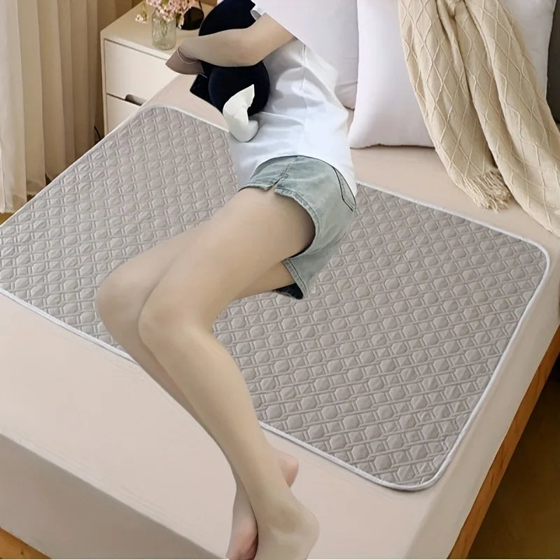Washable Waterproof Bed Pad, Reusable Mattress Mat