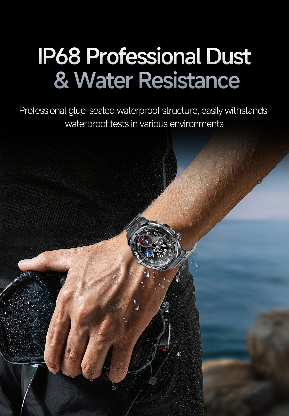 2026 New Body Fat AI Analysis Health Smart Watch ECG+PPG Uric Acid BP Blood Oxygen Call AMOLED Screen Smart Watch For Men Women