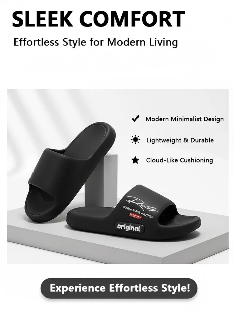 Lightweight EVA Indoor/Outdoor Slippers - Soft Comfort Slides
