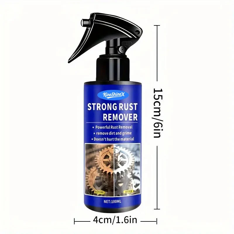 Automotive Car Rust Remover Spray Clean Metal Iron Quickly Auto Exhaust Pipe Rust Derusting Spray Stain Removal Agent