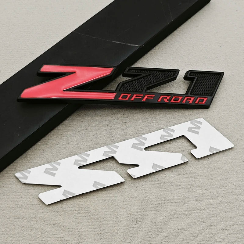 3D Metal Logo Z71 Emblem Car Front Grille Badge Trunk Sticker For Chevrolet Tahoe Colorado Cheyenne Chevy Silverado Accessories