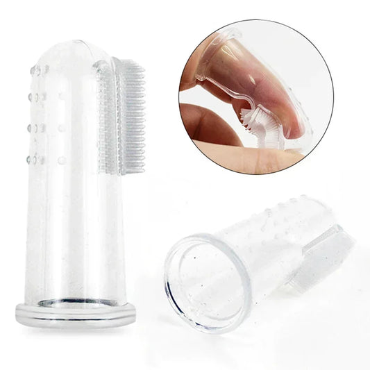 Silicone Finger Toothbrush for Teddy & Small Dogs, Cat Teeth Cleaning Tool - photo 3