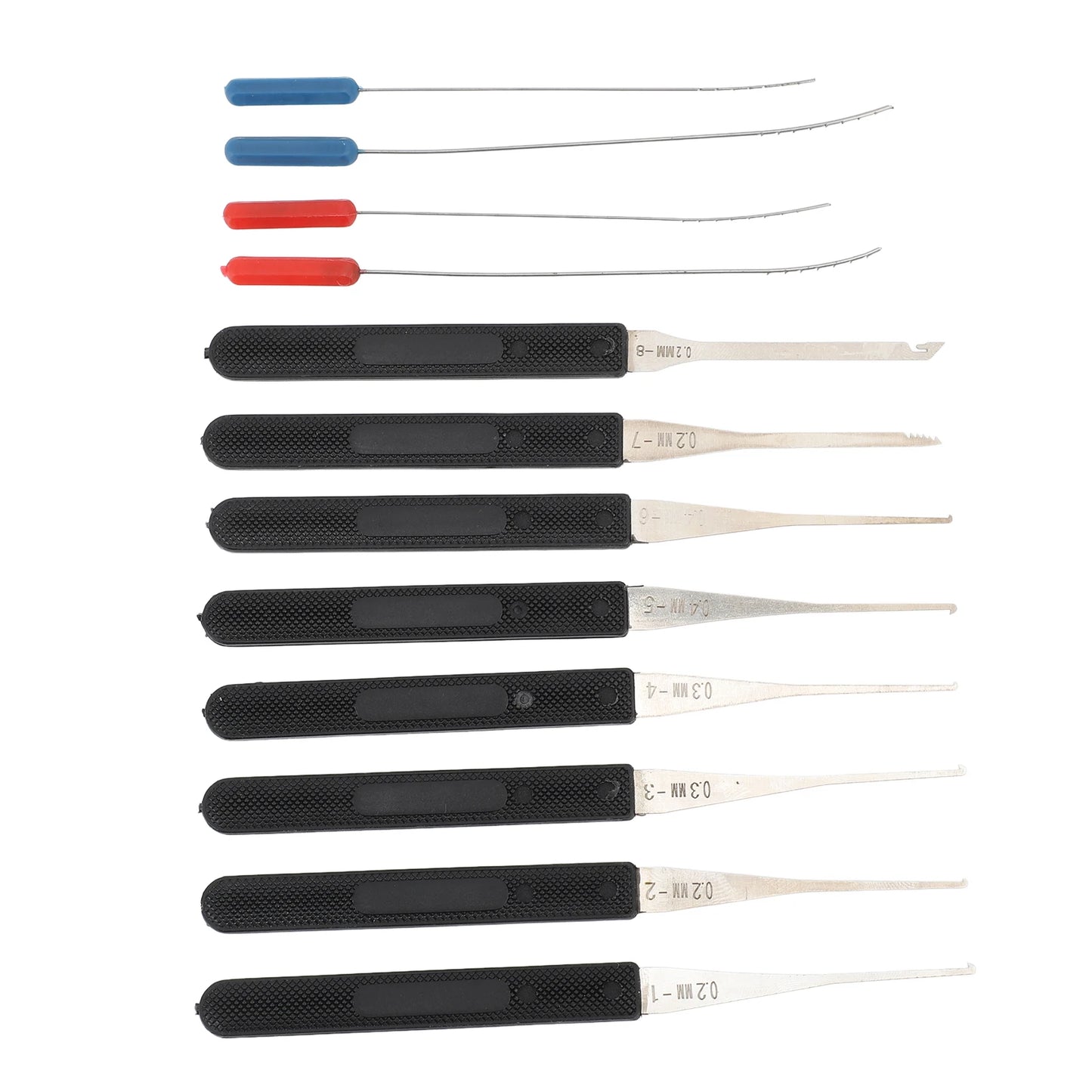 12PCS Lock Pick Set Locksmith Supplies Broken Key Auto Extractor Remove Hooks Stainless Steel DIY Hand Tools Hardware